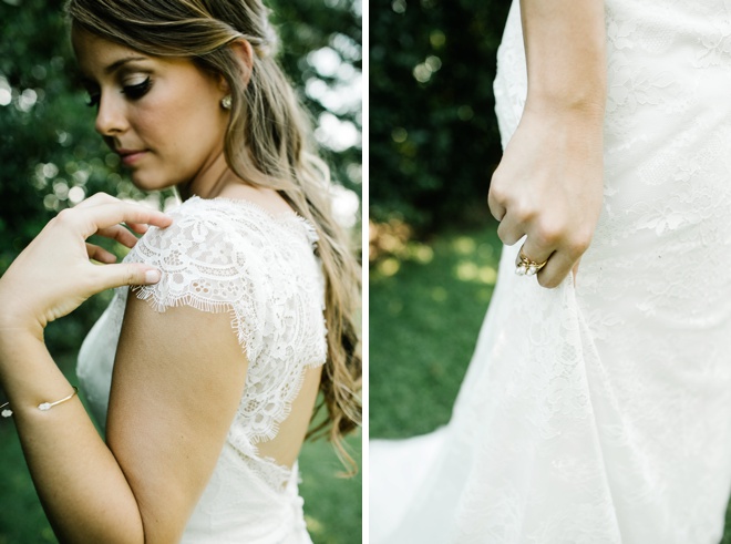 Beautiful, eco-friendly handmade backyard wedding!