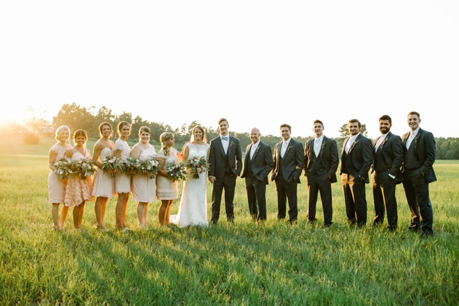 Beautiful, eco-friendly handmade backyard wedding!