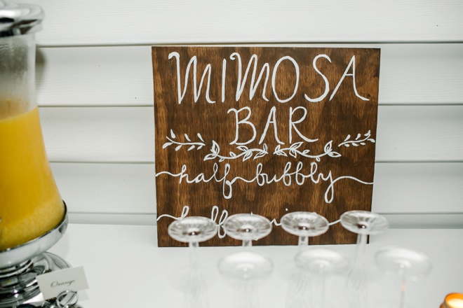 Mimosa Bar at your wedding