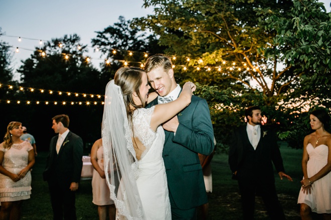 The first dance...