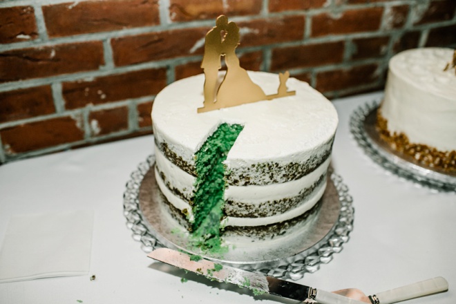 Silhouette cake topper for the Grooms cake!