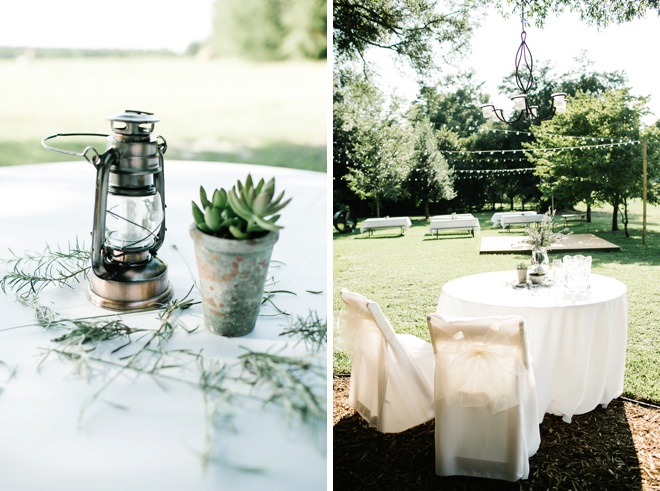 Beautiful, eco-friendly handmade backyard wedding!