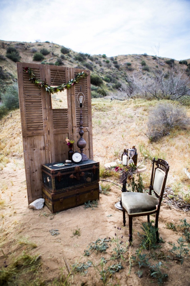 Groom's area to get ready for the wedding