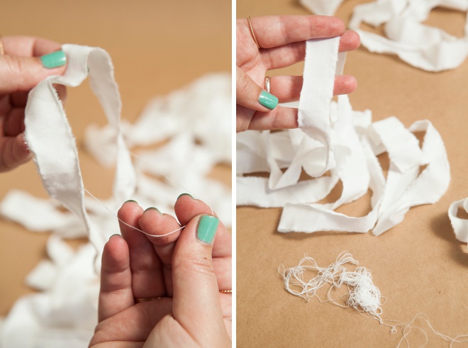 How to rip your own muslin ribbon!