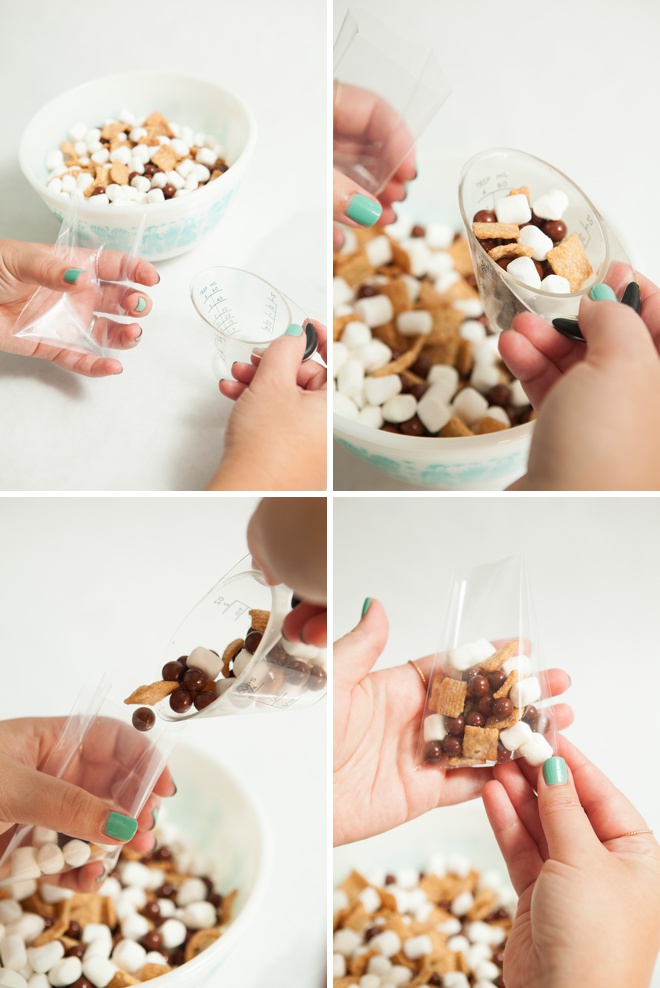 Adorable idea for s'mores wedding favors - so unique! Free design too!