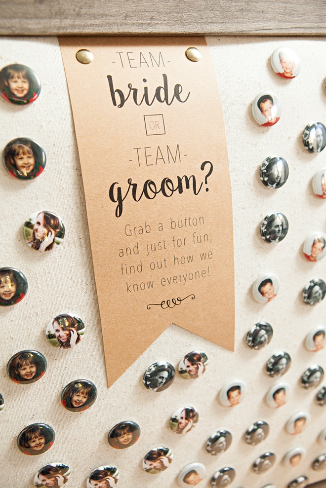 Are you team bride or team groom? Great ice breaker!