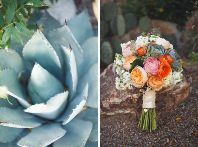 Succulents and bouquets.