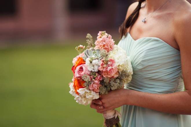 Playful mint + coral DIY wedding at the Park Avenue!