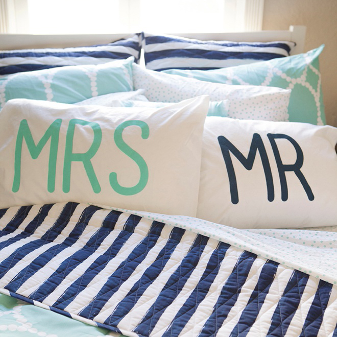 Learn How To Paint Your Own Custom Pillowcases Like These