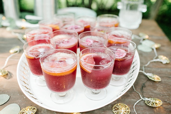 Sangria made by the groom!