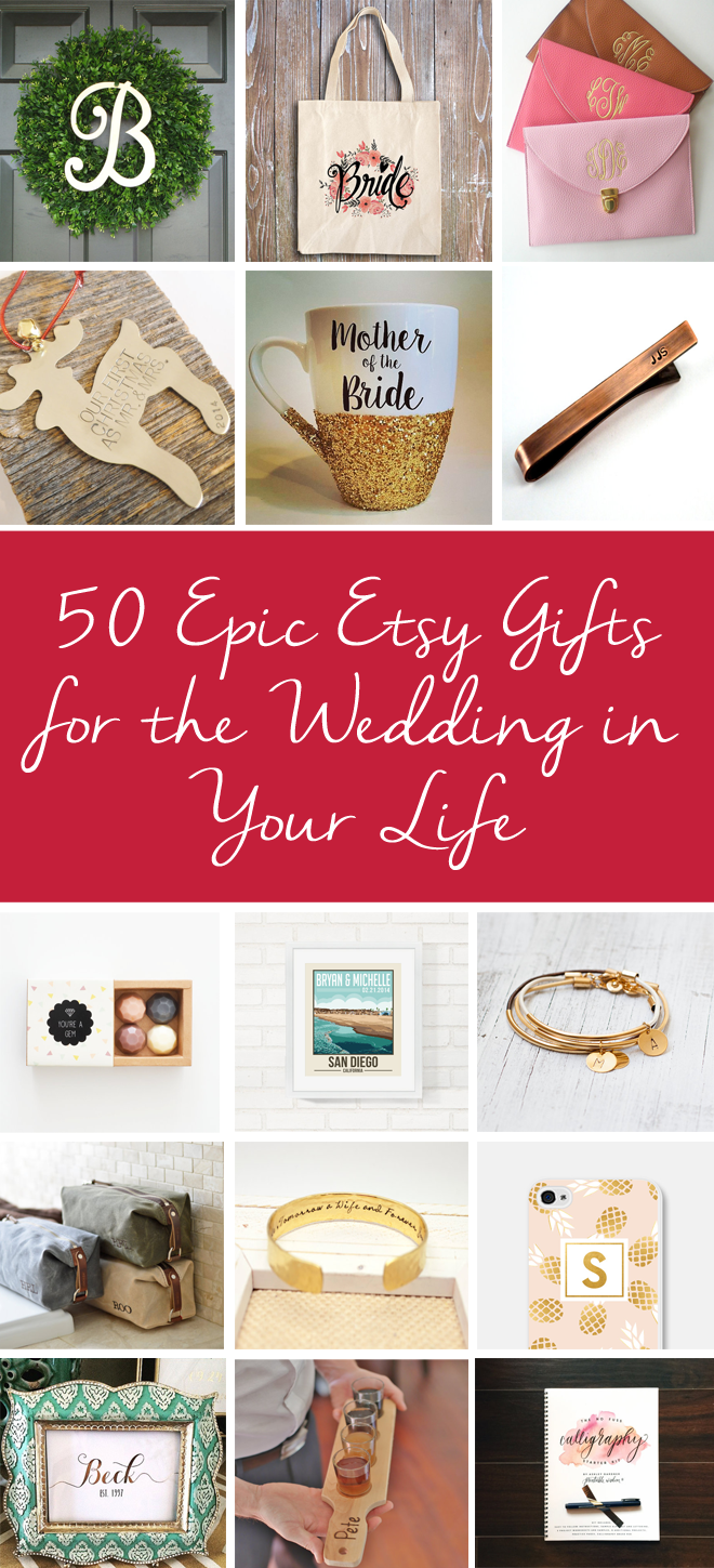 50 Epic Etsy Christmas Gifts For The Wedding In Your Life!