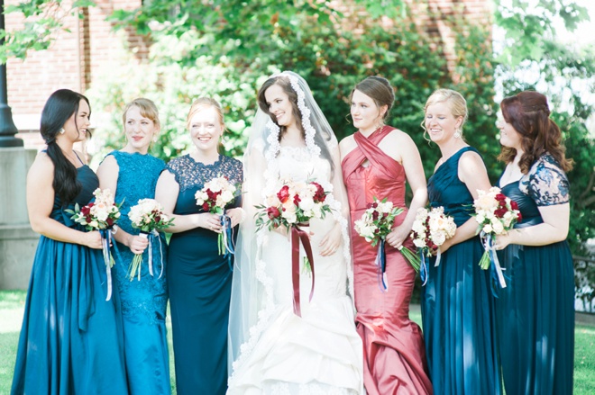 Stunning old english style wedding where the bride made her dresses!