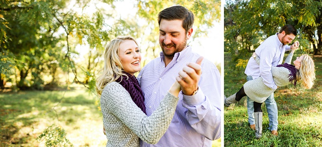 We love this darling dancing engagement session!