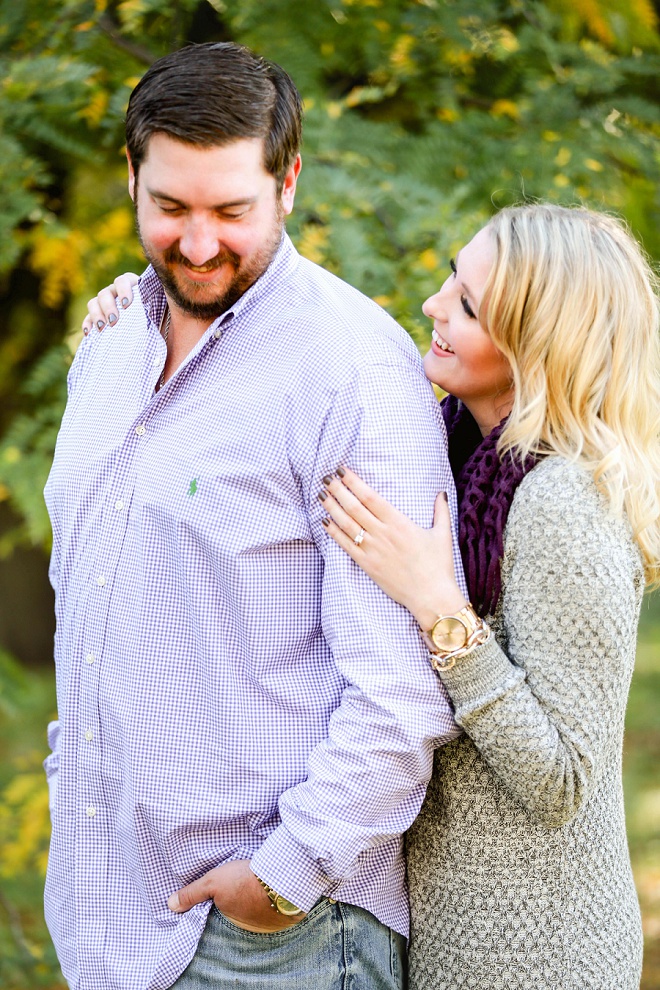 We love this darling engagement session!