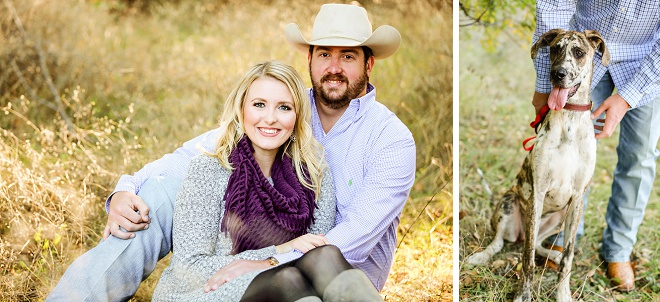 We love this darling country engagement session!