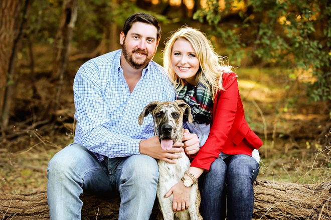 We love this darling engagement session with pup!