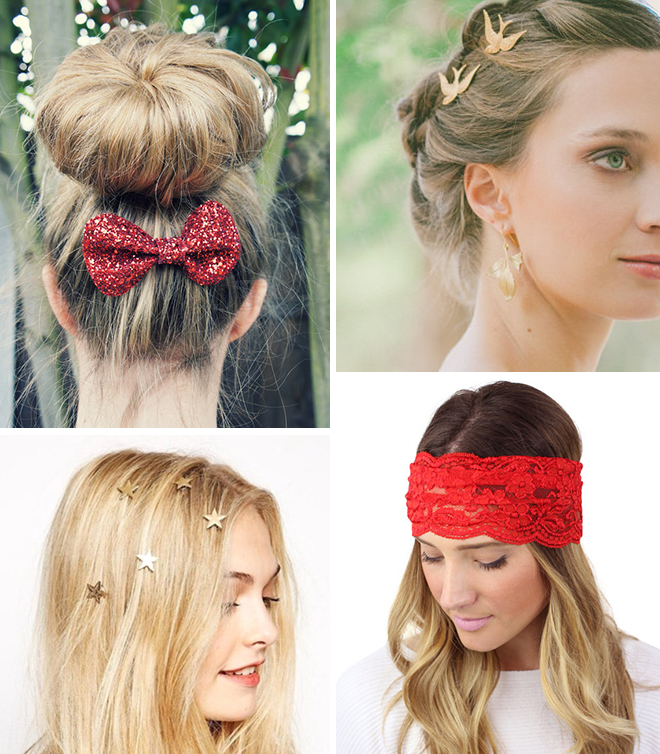 Holiday Hair Accessories From Etsy!