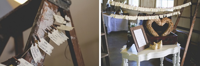 Love these rustic DIY wedding details!