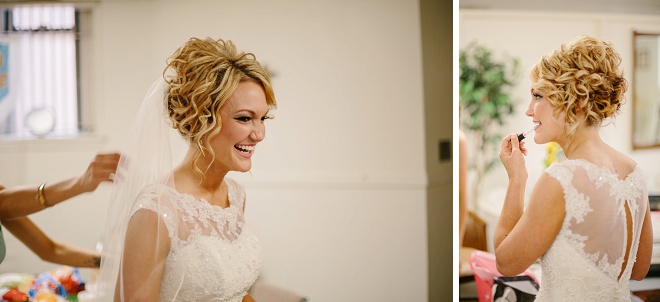 The Beautiful Bride Getting Ready for the Big Day!