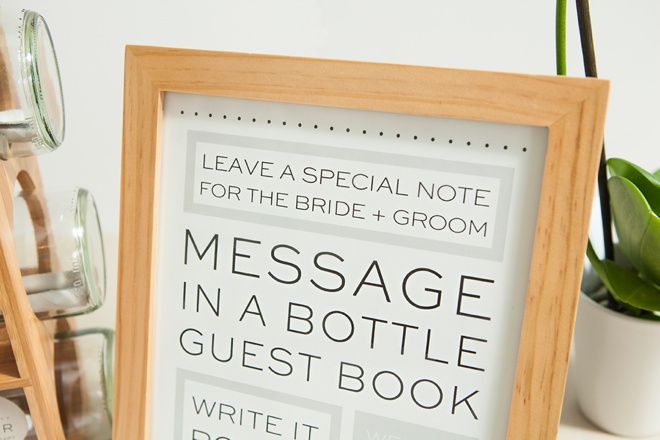 Guest Book Message in a Bottle