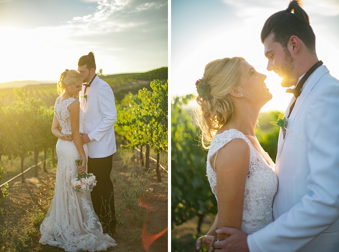 We love this sweet southern California wedding!