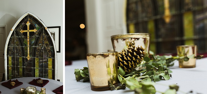 We love this gorgeous DIY art gallery wedding!