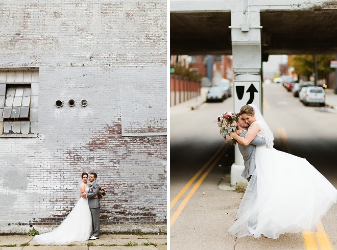 We love this gorgeous DIY art gallery wedding!