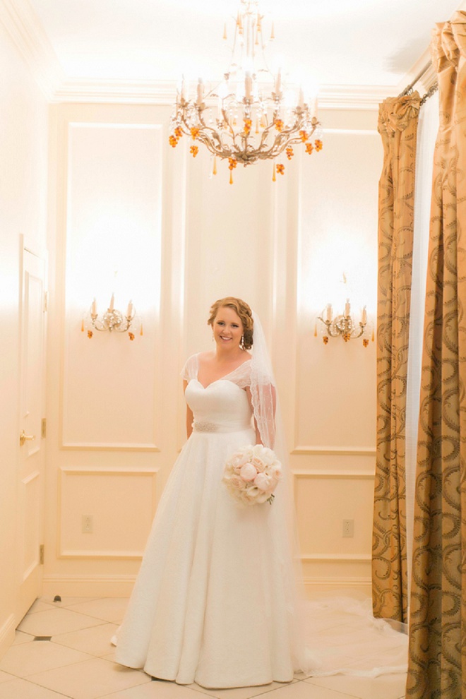 Gorgeous bride at her Saint Louis Cathedral wedding!