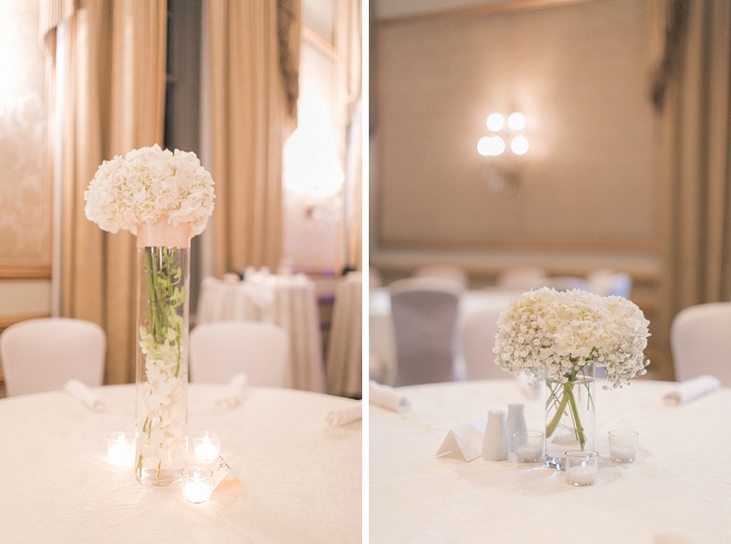 Gorgeous centerpieces at this New Orleans wedding!