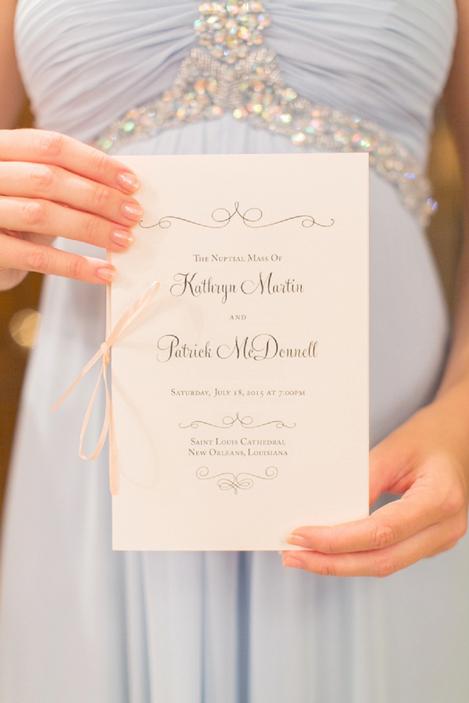 Gorgeous invites for this New Orleans wedding!