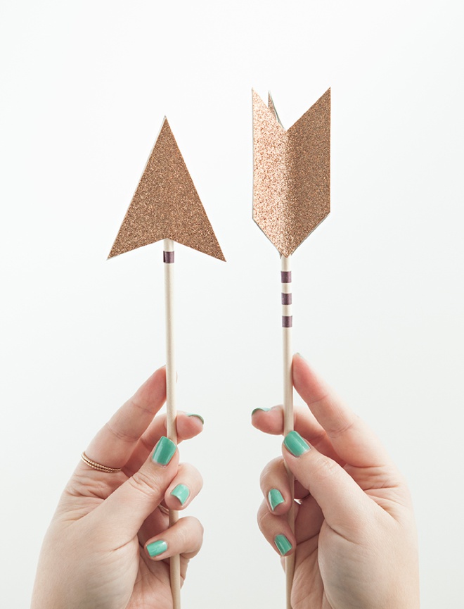 DIY your very own Cupids Arrow Cake Topper, with free patterns!