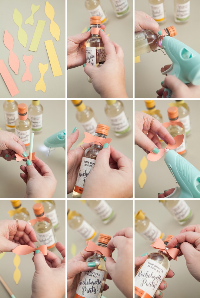 The Most Adorable DIY Mini Wine Bottle Bridesmaid Gift Ever The Most Adorable DIY Mini Wine Bottle Bridesmaid Gift Ever
