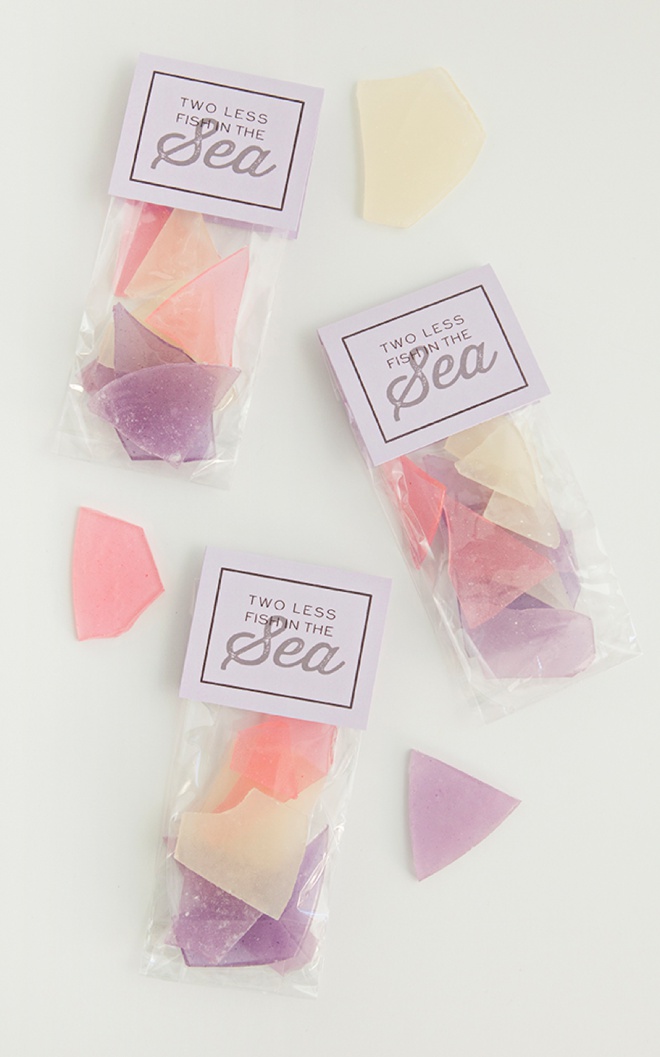 This is the best tutorial for how to make sea glass hard candy favors!