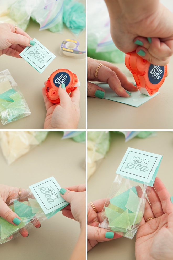 This is the best tutorial for how to make sea glass hard candy favors!