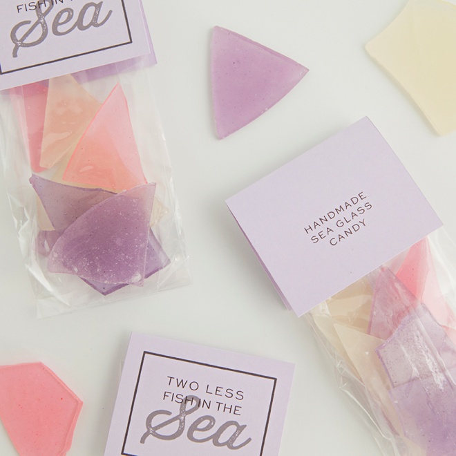This is the best tutorial for how to make sea glass hard candy favors!