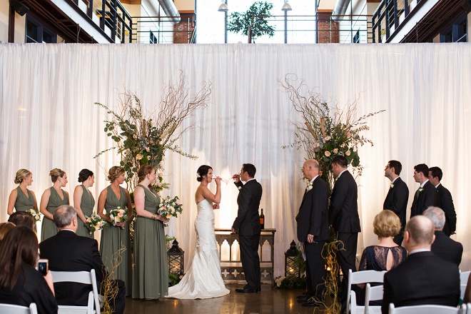 We're swooning over this classic rustic DIY wedding!