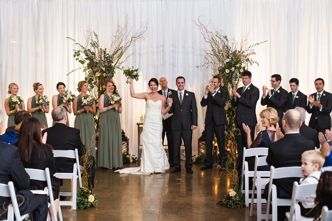 We're swooning over this classic rustic DIY wedding!