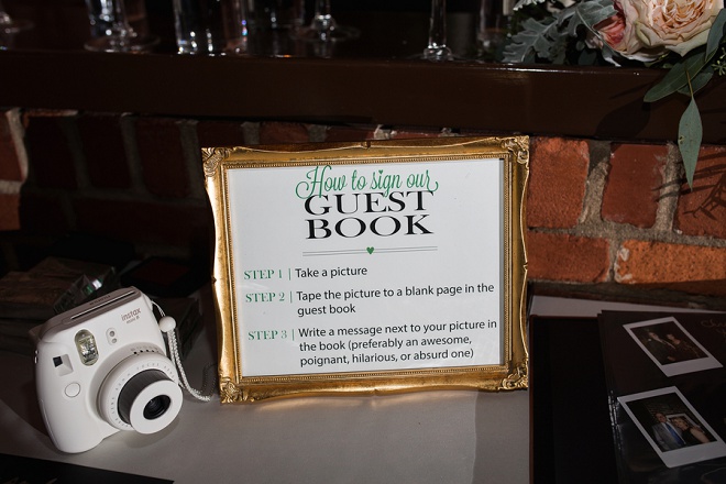 We love this photo guest book!