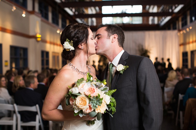 We're swooning over this classic rustic DIY wedding!