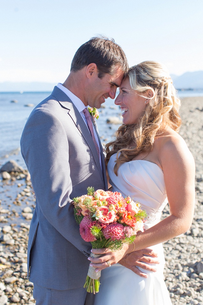 We love this gorgeous DIY outdoor Tahoe City wedding!