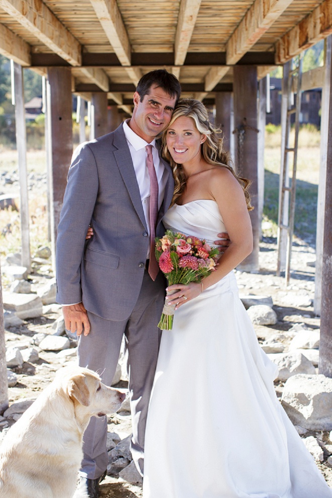 We love this gorgeous DIY outdoor Tahoe City wedding!