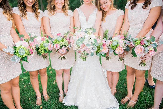 How darling is this gorgeous spring farm DIY wedding!