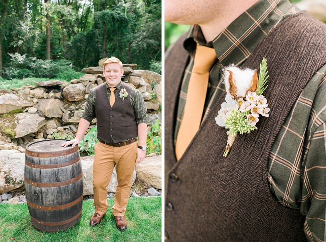 How darling is this gorgeous spring farm DIY wedding!