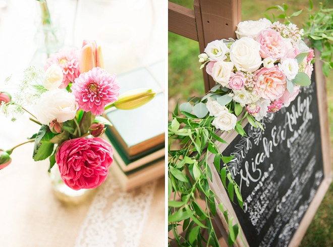 How darling is this gorgeous spring farm DIY wedding!