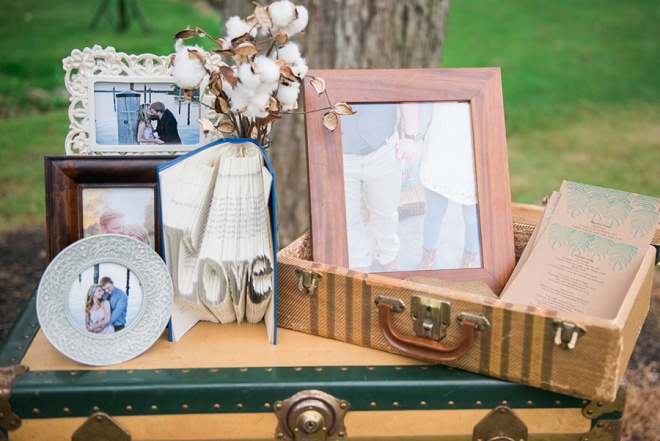 How darling is this gorgeous spring farm DIY wedding!