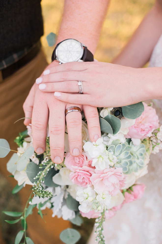 How darling is this gorgeous spring farm DIY wedding!