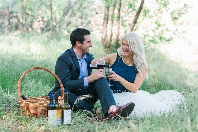 We love this dreamy California engagement!
