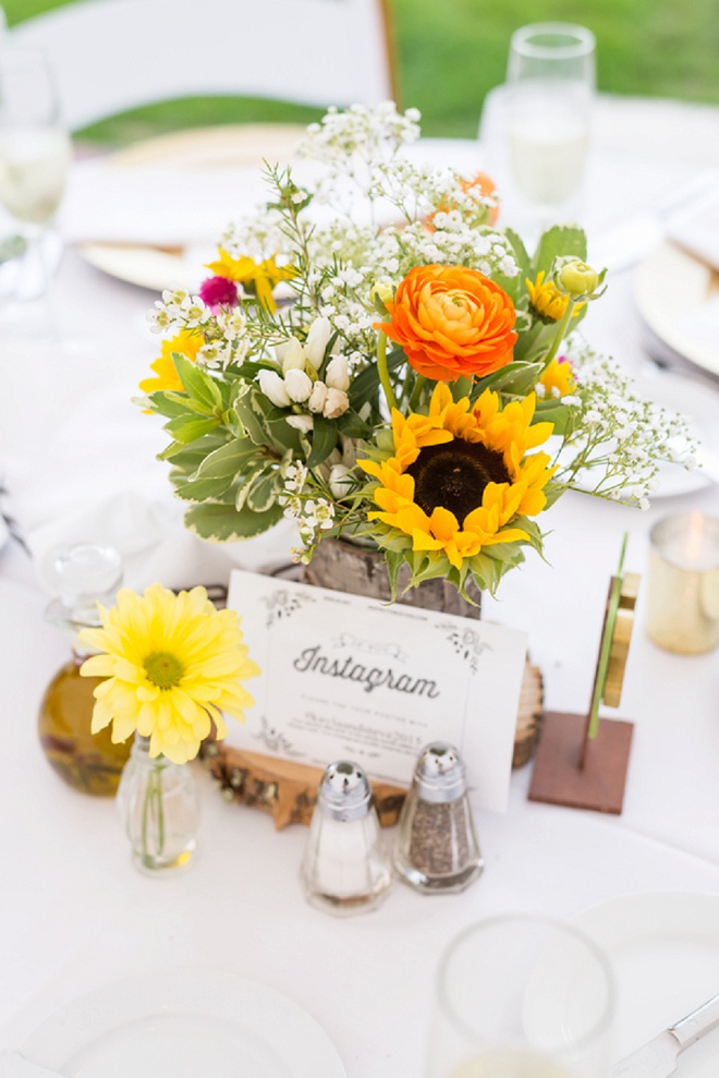 We're loving this bright and colorful DIY wedding!