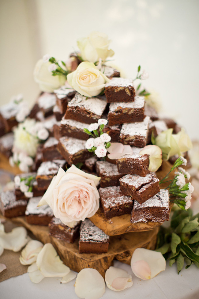 Wedding Brownie Tower