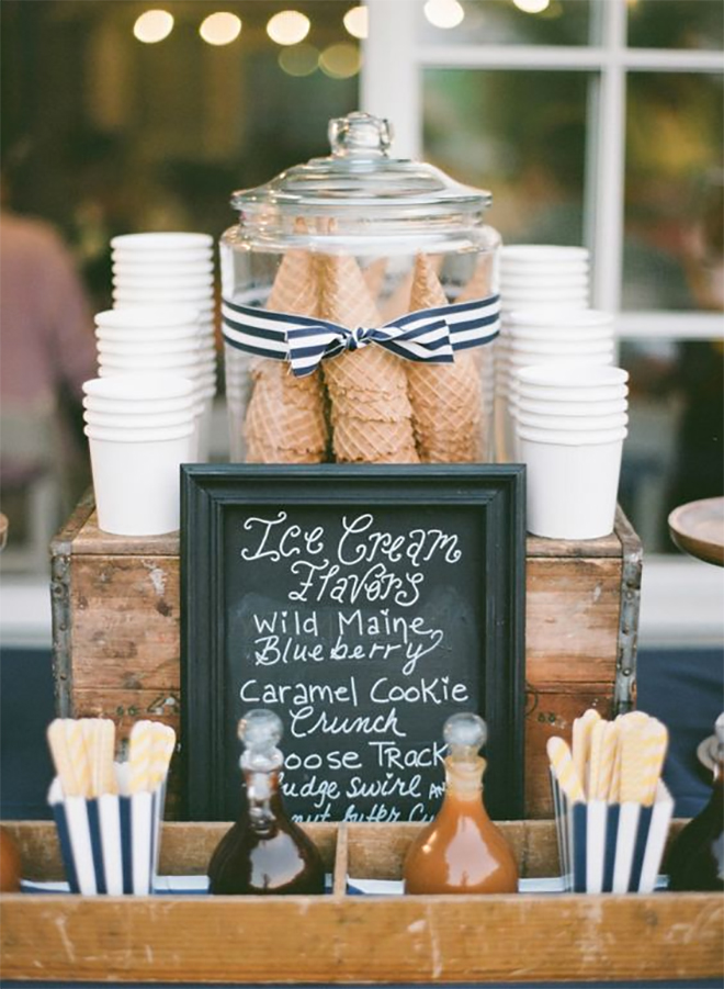 Wedding Ice Cream Bar